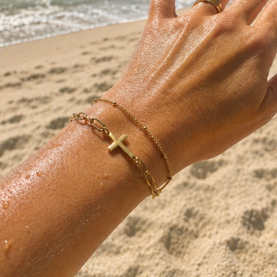 Cross Chain Bracelet