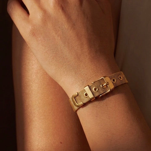 Golden Buckle Bracelet