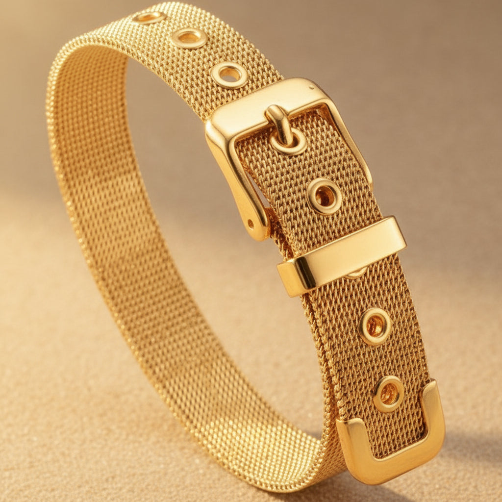 Golden Buckle Bracelet