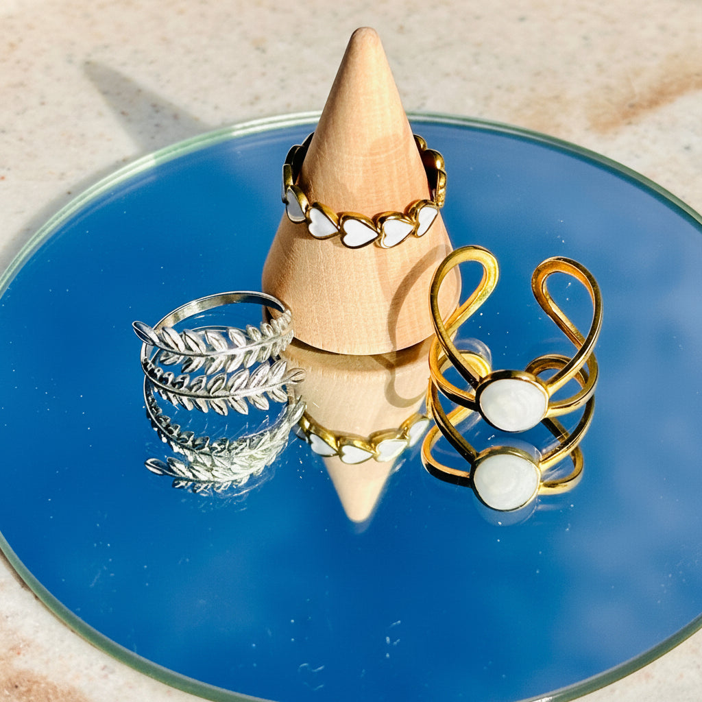 Silver Leaf Ring