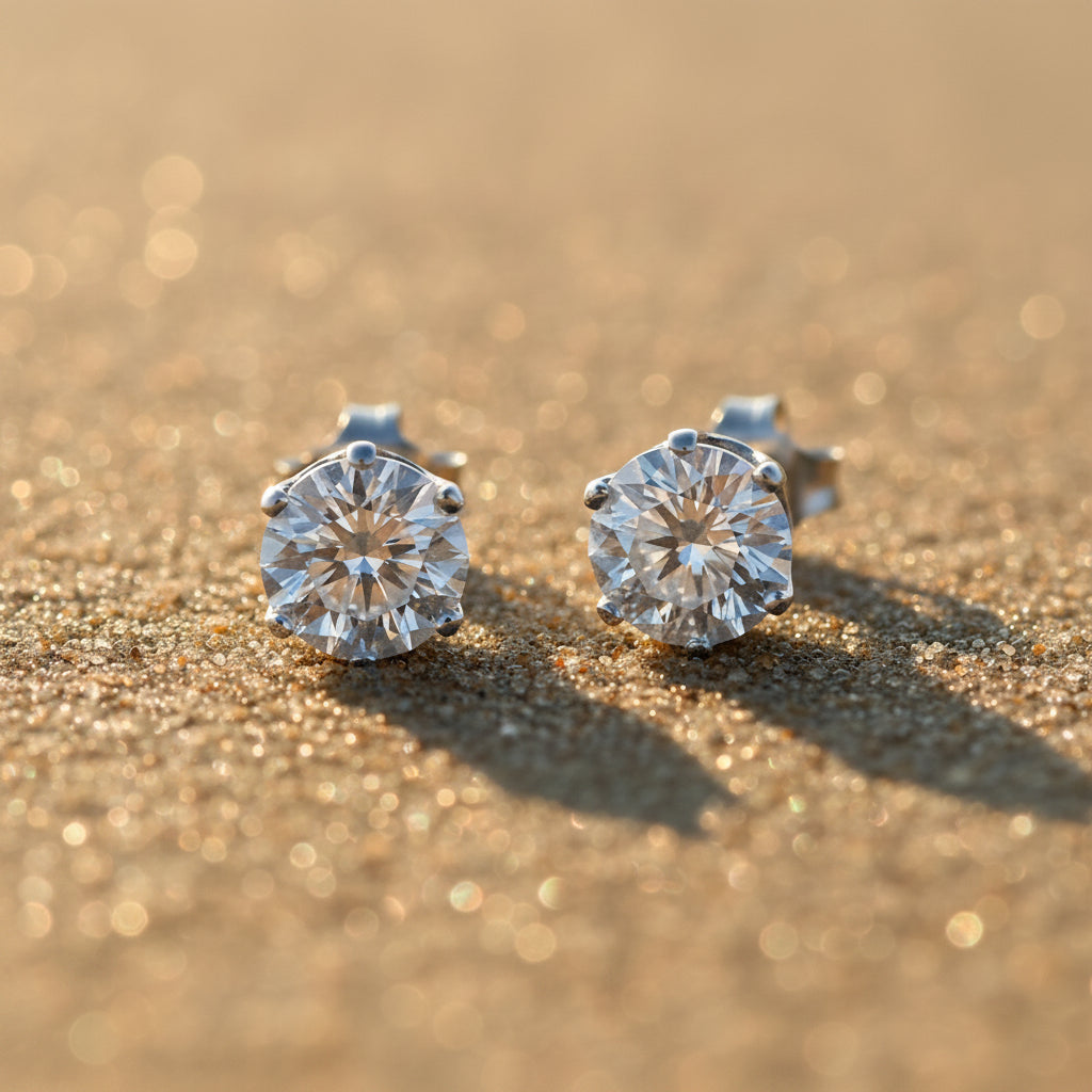 SOL Silver Stud Earrings