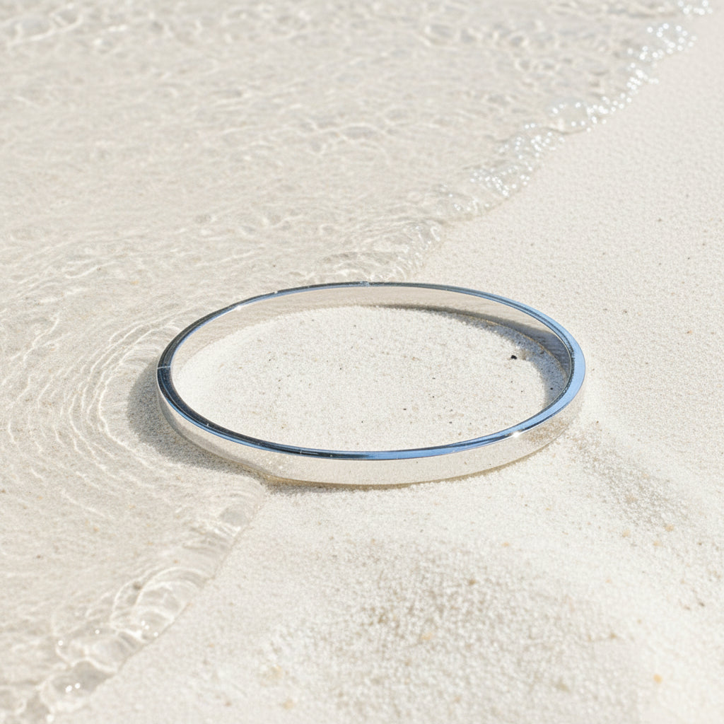 Silver Tide Bangle