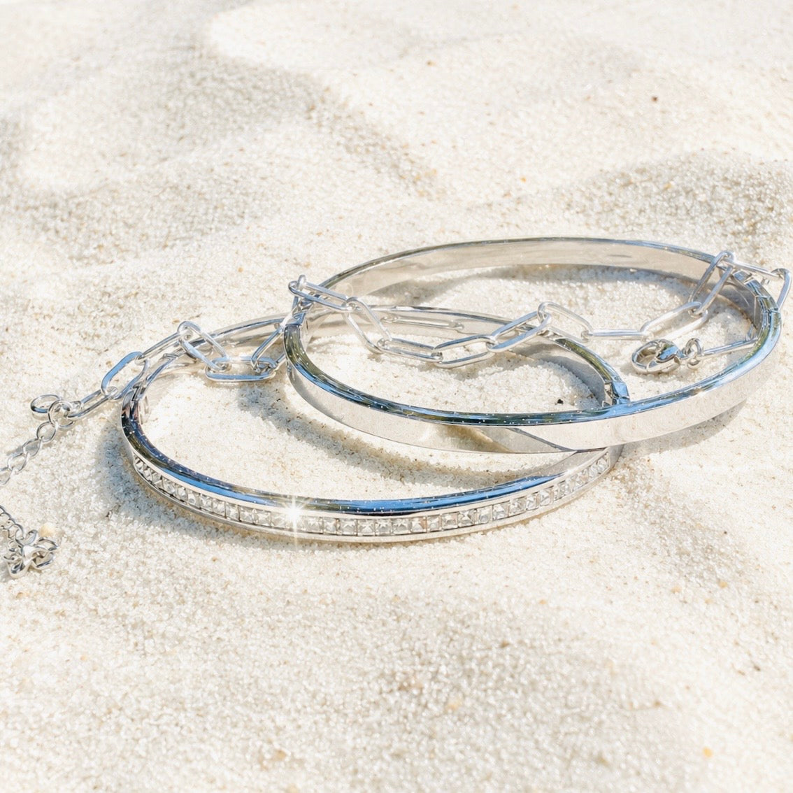 Silver Starlight Bangle