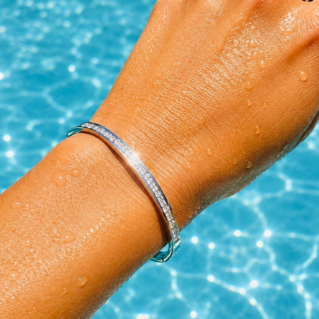 Silver Starlight Bangle