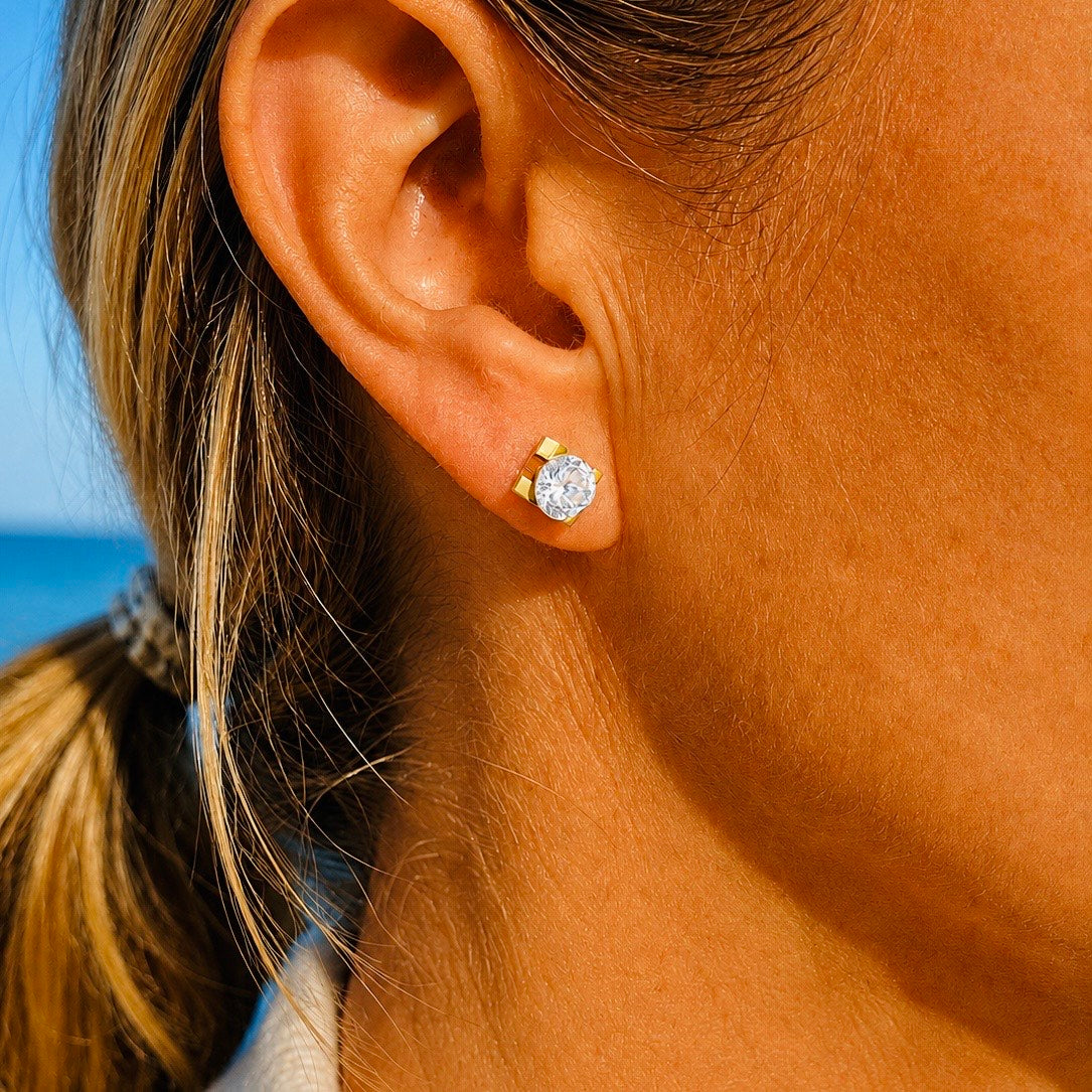 Sunbeam Gold Studs